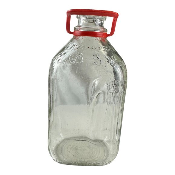 Vintage Universal M.B.S, Inc Gallon Glass Jug With Red Handle VGVC Number 25  76 - Picture 3 of 12